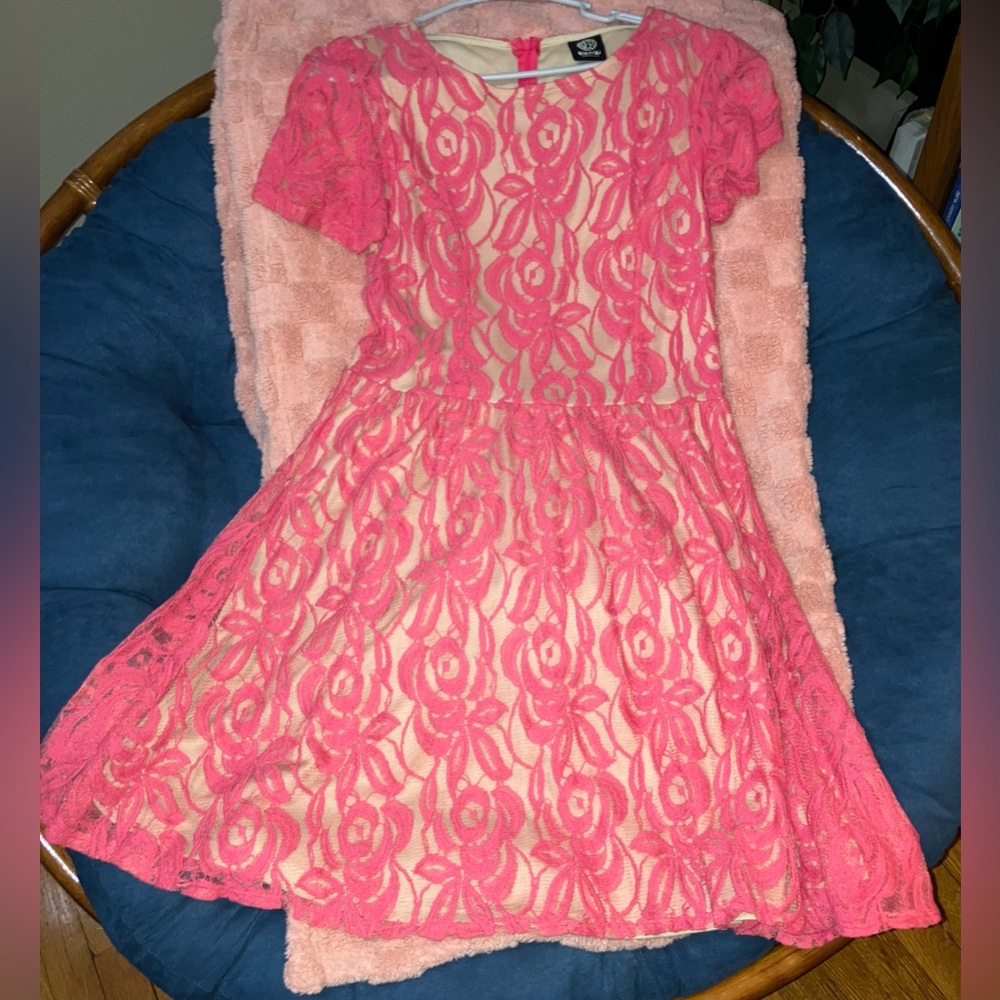 Pink Lace Dress